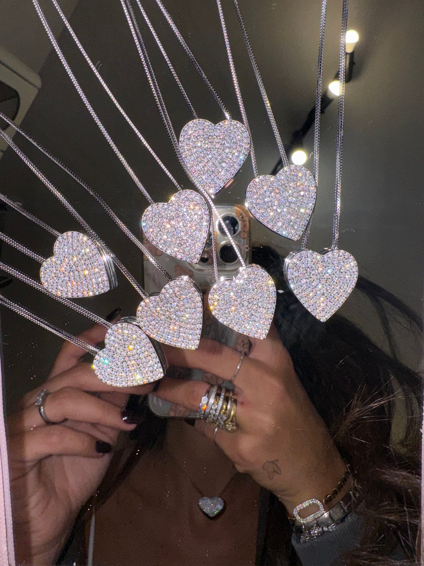 Collana CUORE PAVÉ LUXURY