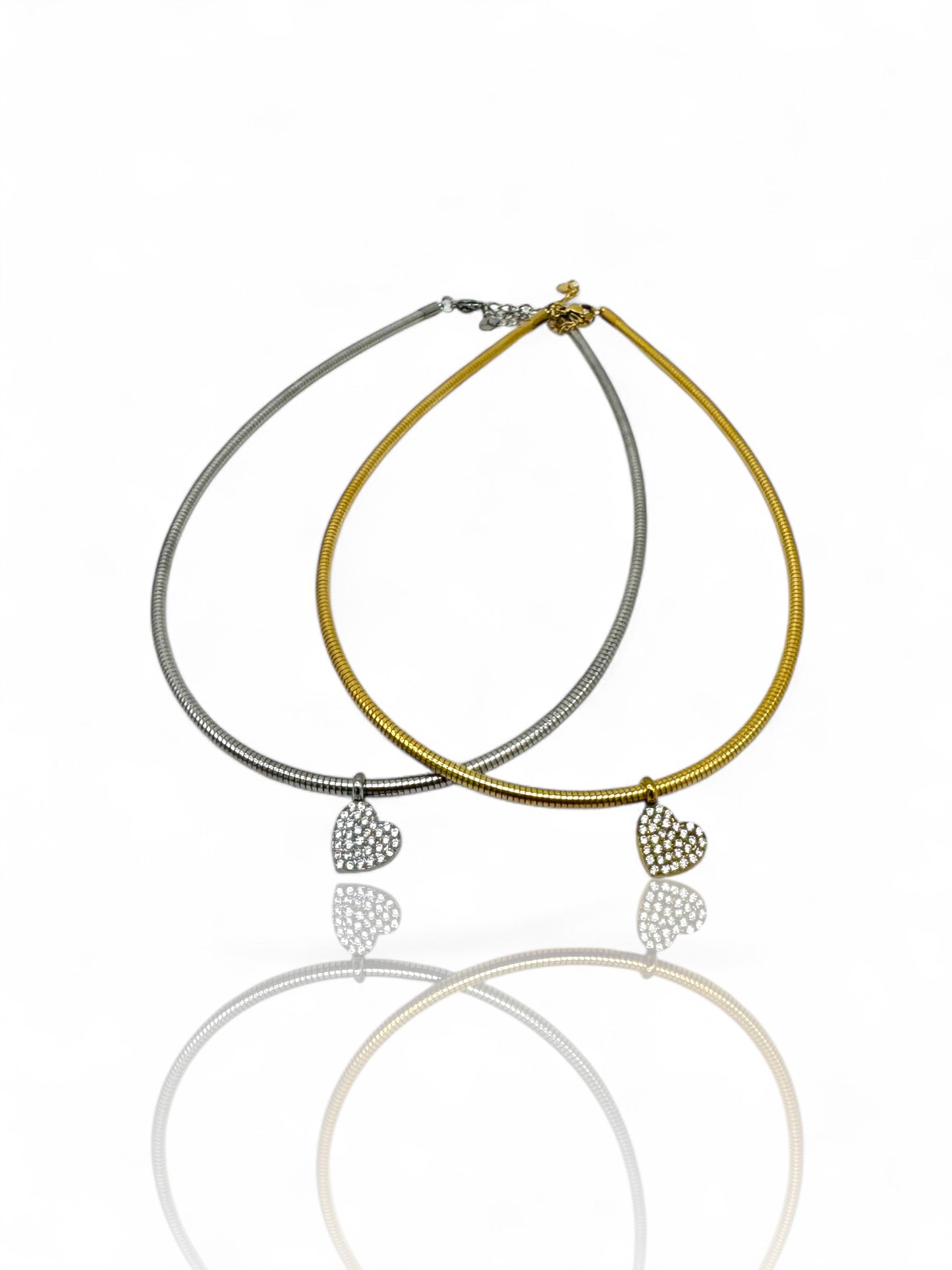 Collana CUORE PAVÉ