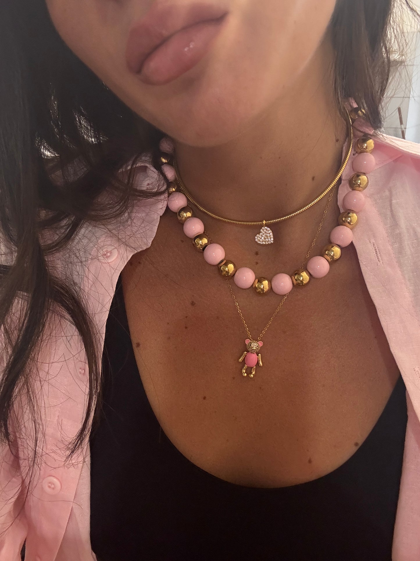 Collana CUORE PAVÉ