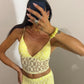 COPRDINATO PIZZO GIALLO