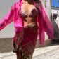 CAMICIA VELATA FUCSIA