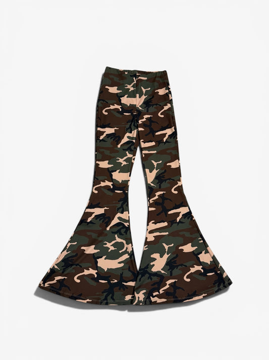 PANTALONI ZAMPA MILITARI