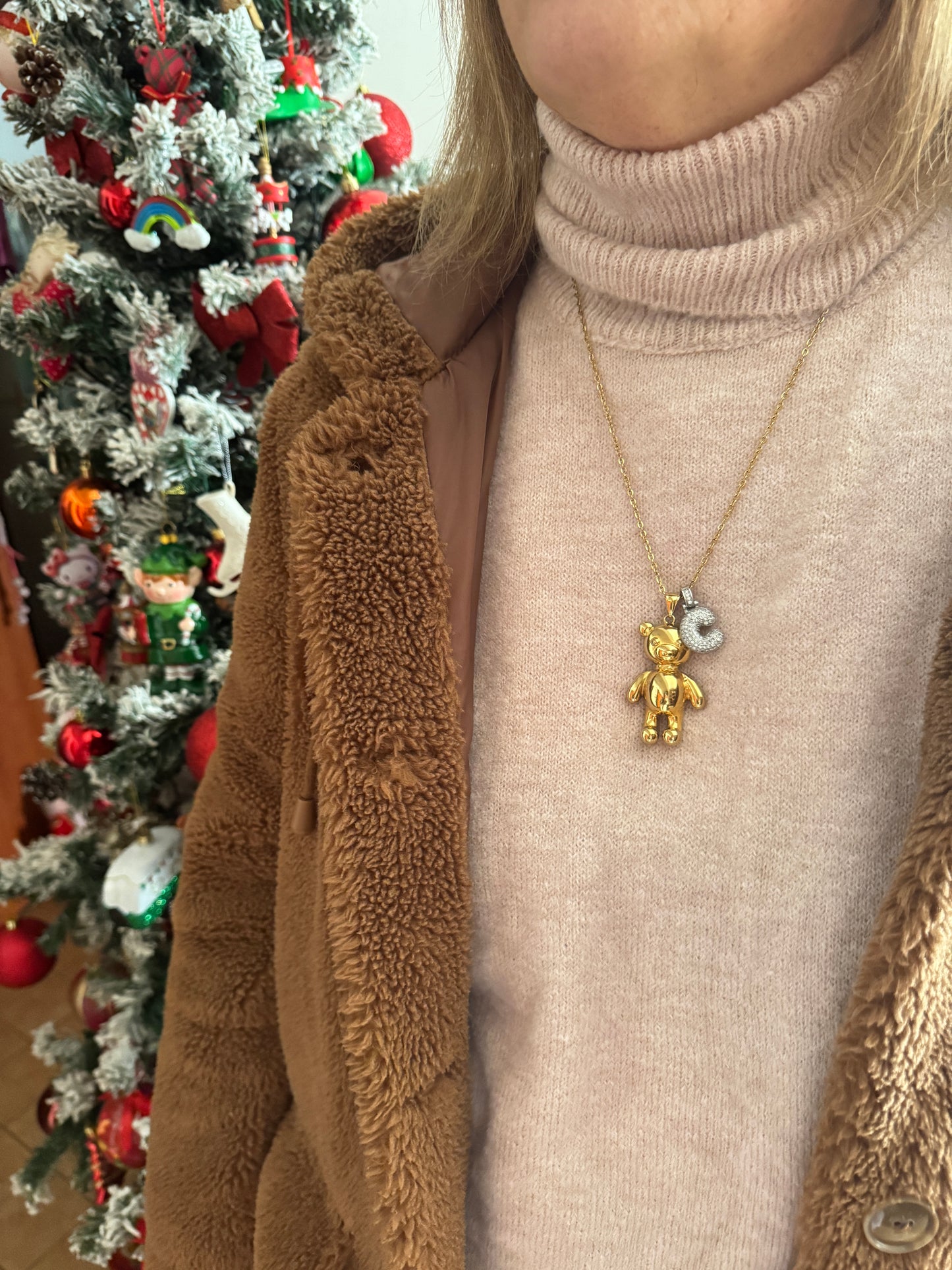 Collana TEDDY DEL CUORE con lettera