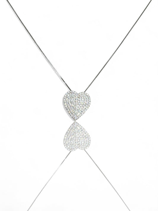 Collana CUORE PAVÉ LUXURY