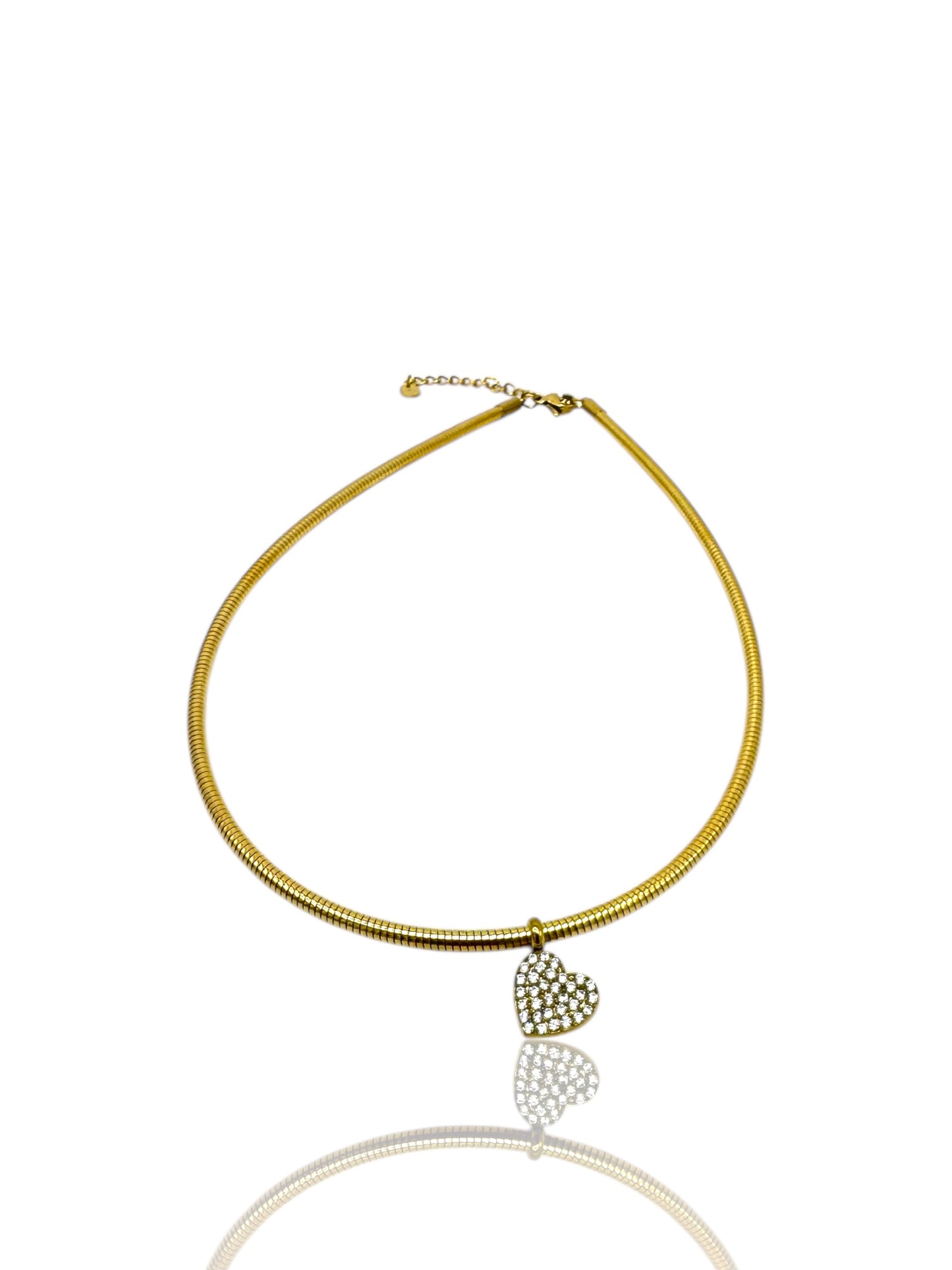 Collana CUORE PAVÉ
