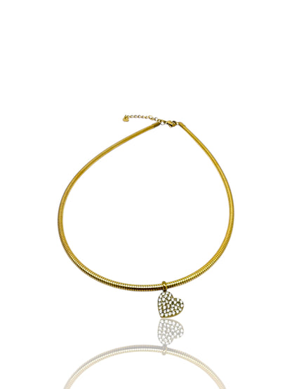 Collana CUORE PAVÉ