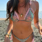 BIKINI STELLA grigio e rosa