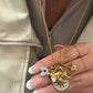 CHARM LETTERA ZIRCONI