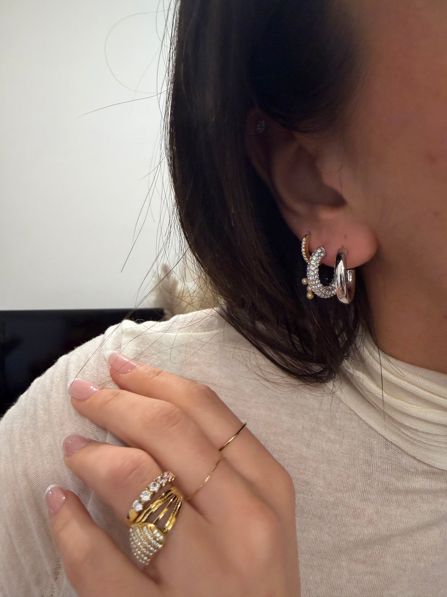 SET SEMI HOOPS
