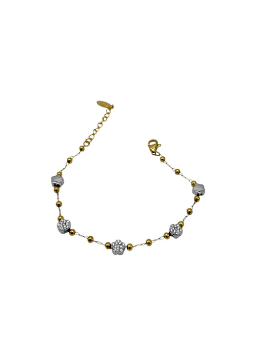 Bracciale FIORI BRILLANTI