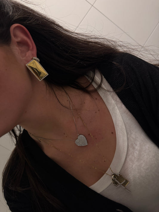 ORECCHINI RETTANGOLI