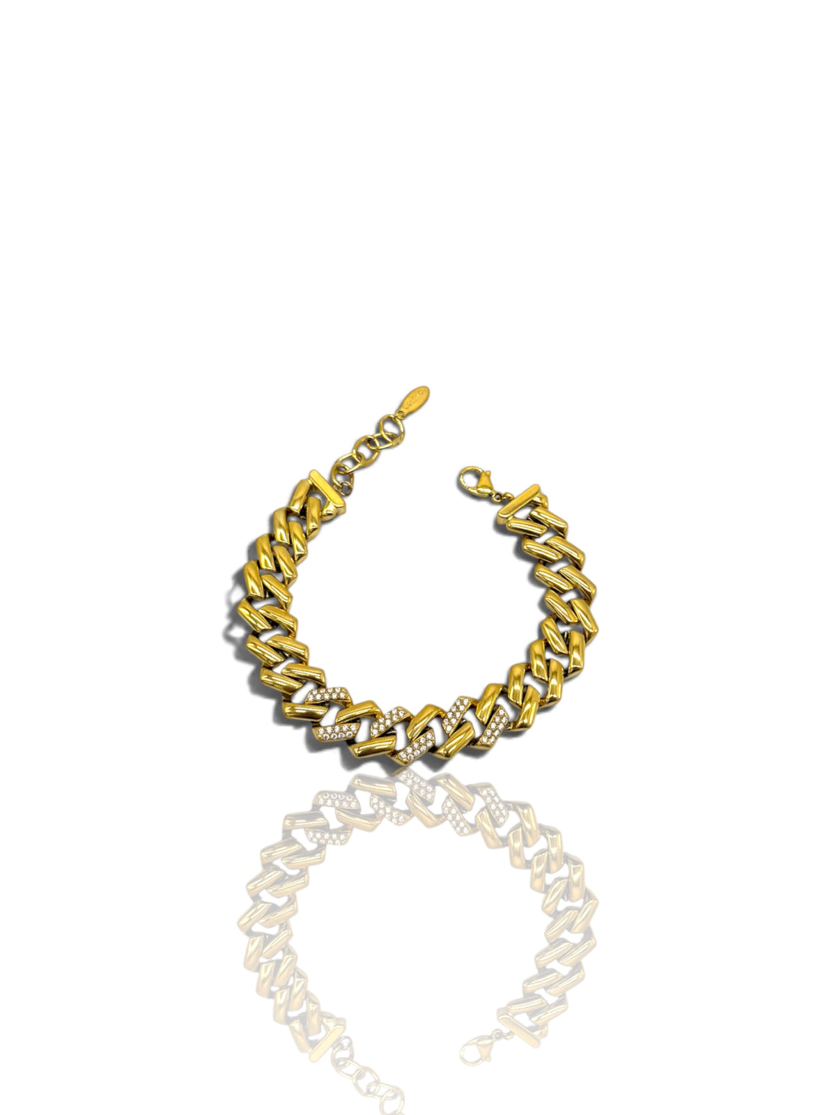 Bracciale groumette zirconi