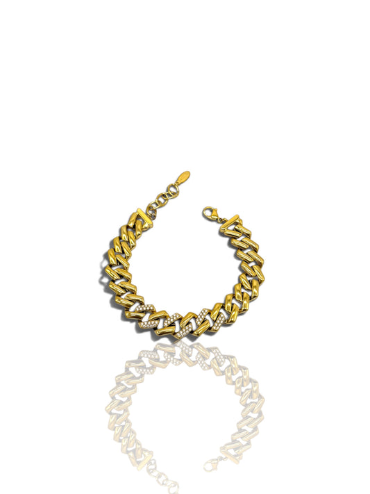 Bracciale groumette zirconi