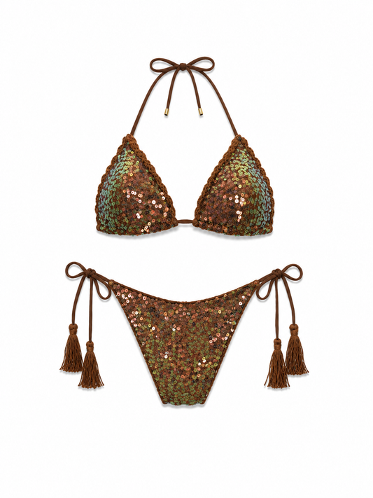 BIKINI STELLA marrone