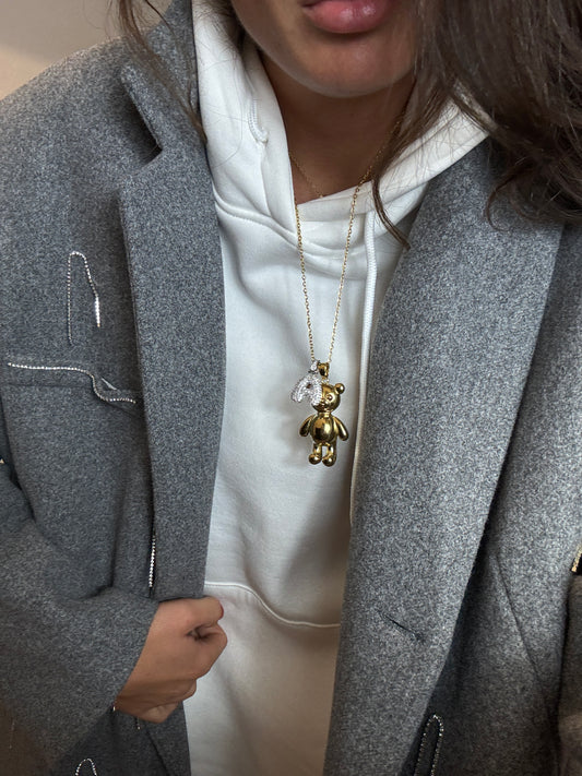 Collana TEDDY DEL CUORE con lettera
