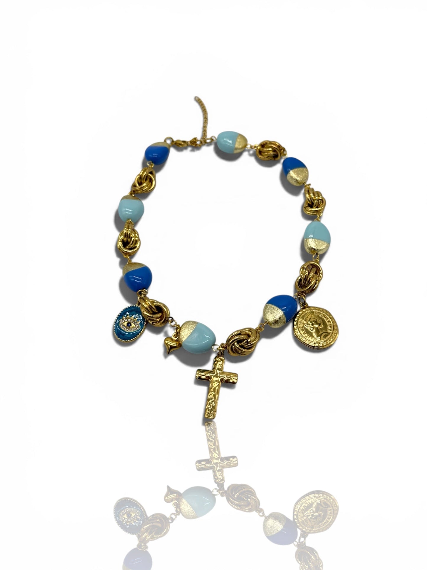 Collana COSTA DORATA turchese