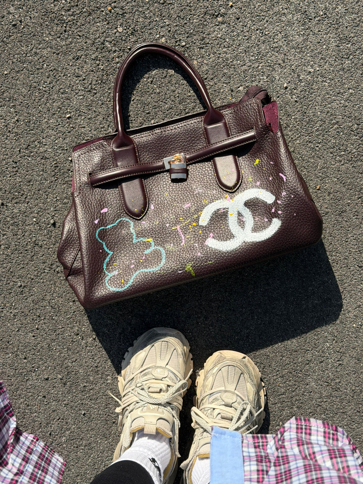 BORSA MISS MANHATTAN Borgogna