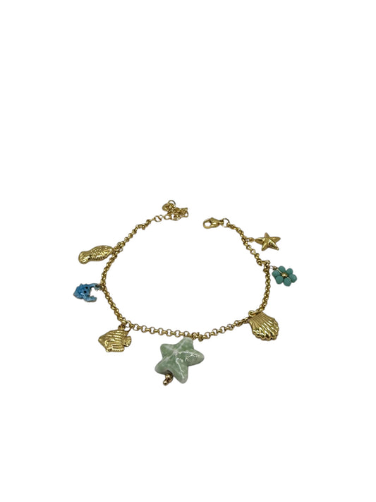 SET CAVIGLIERE TURCHESE