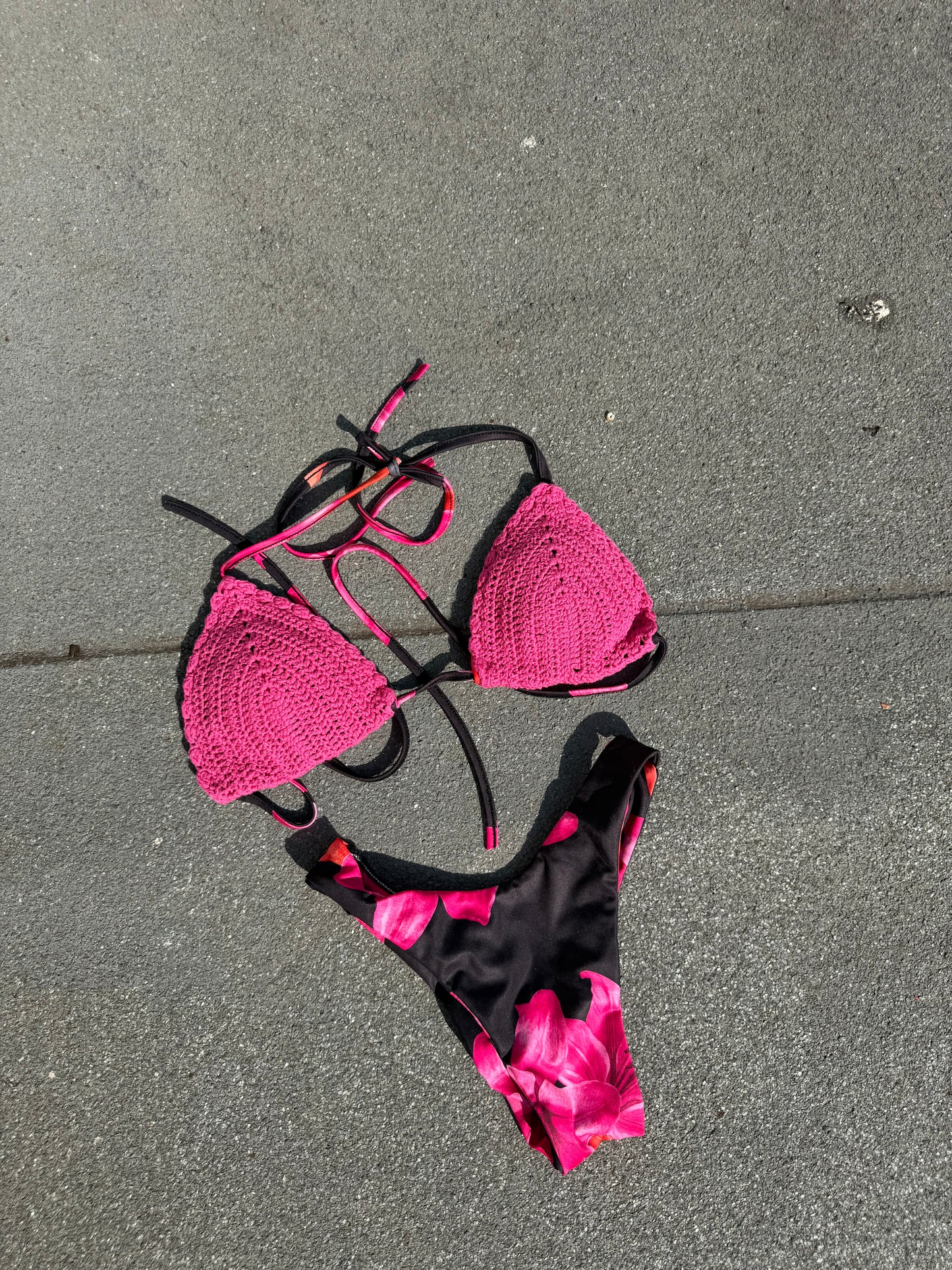 BIKINI CROCHET FUCSIA