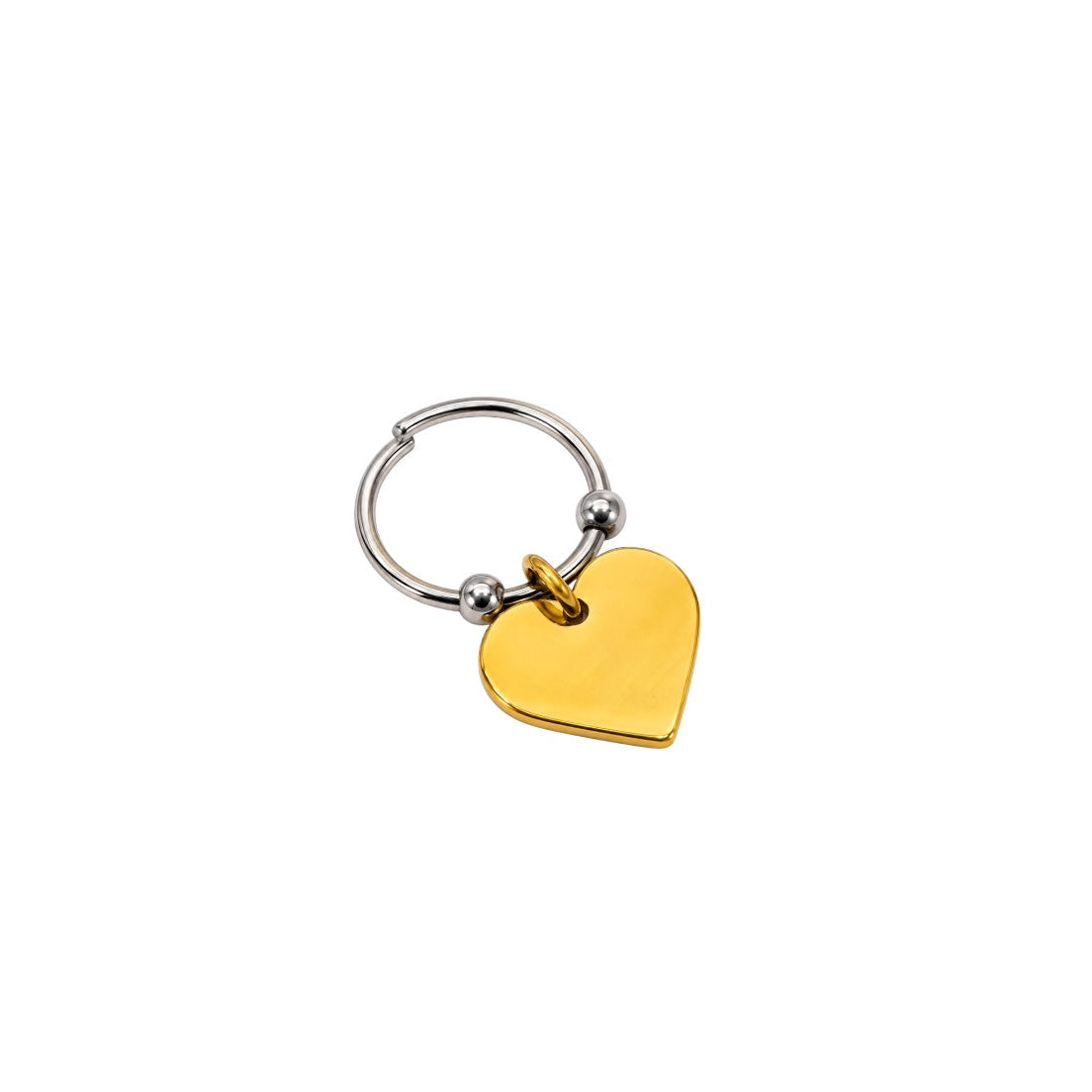 ANELLO CUORE BICOLOR
