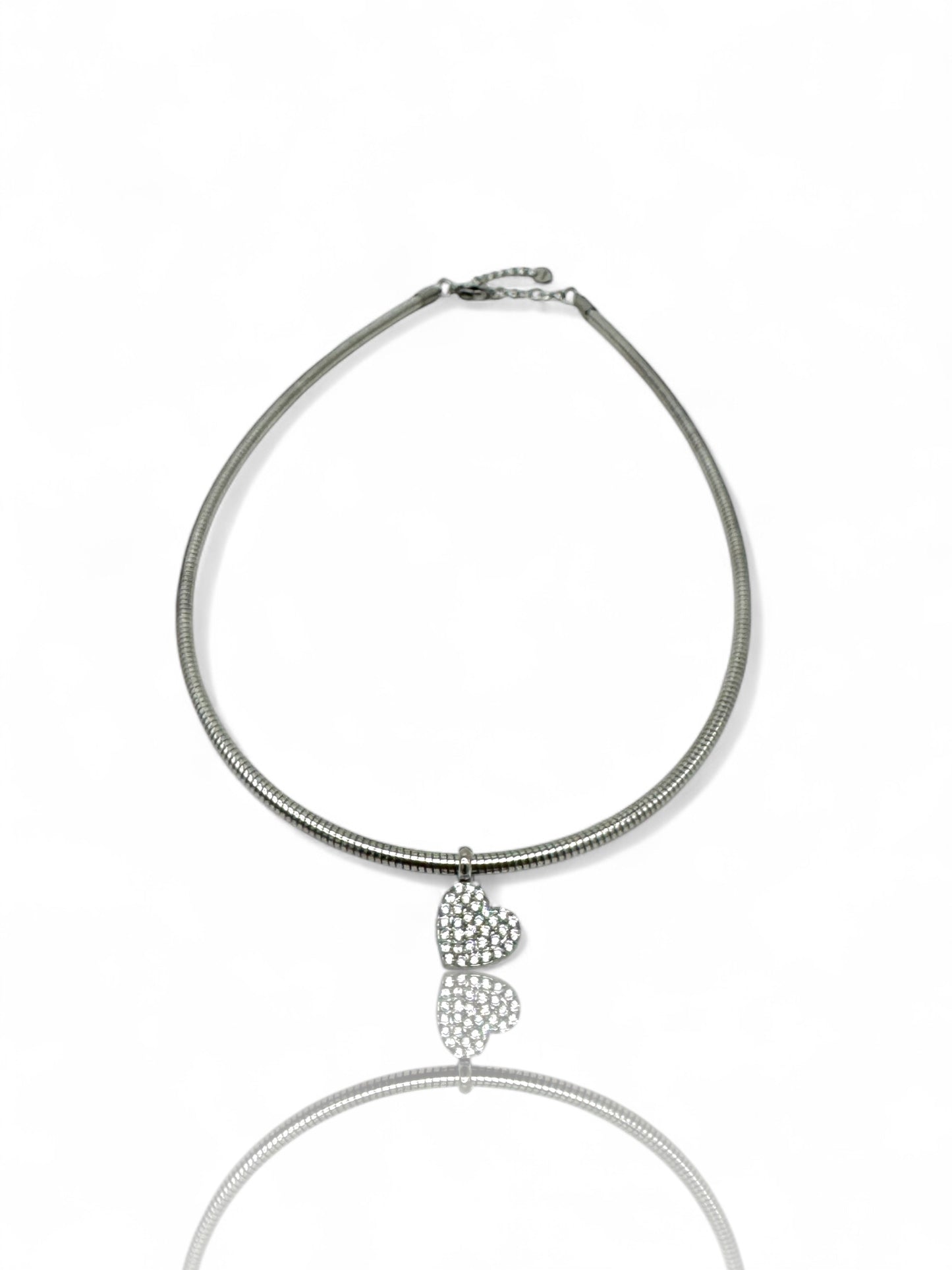 Collana CUORE PAVÉ