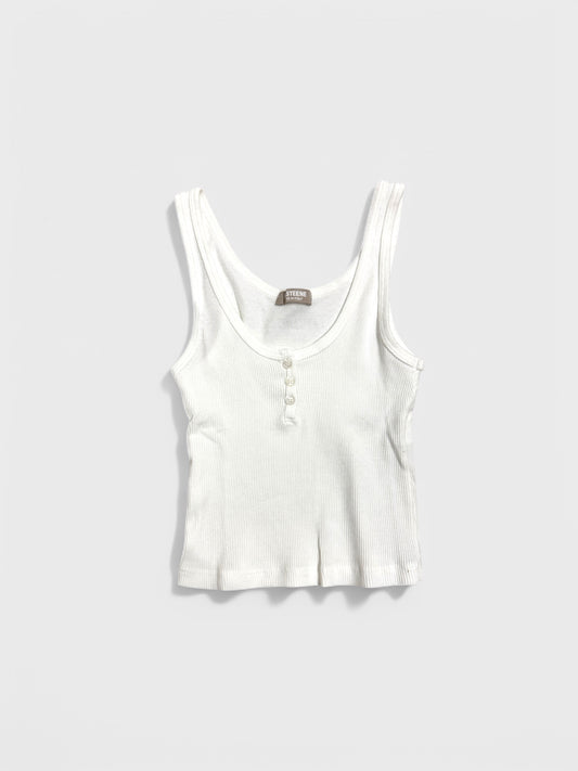 TOP CROPPED bianco