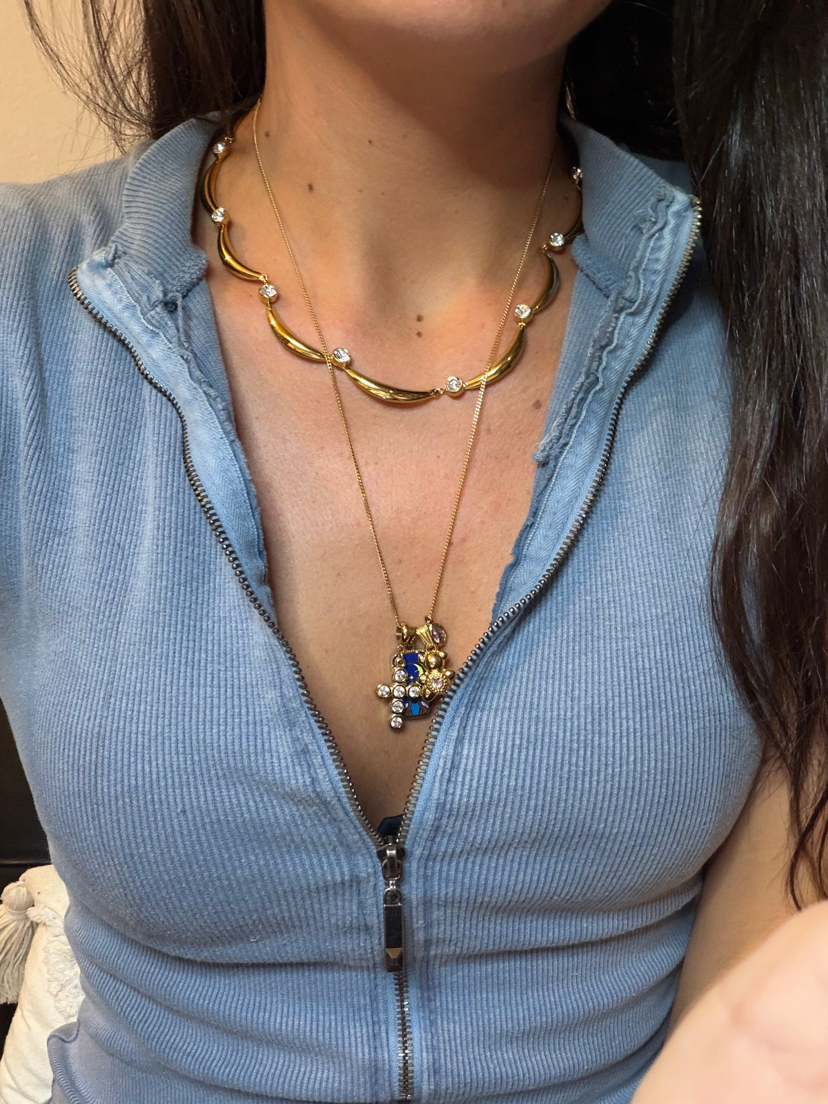 Collana SEMI RIGIDA ONDE