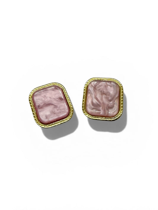 ORECCHINI PIETRA ROSA