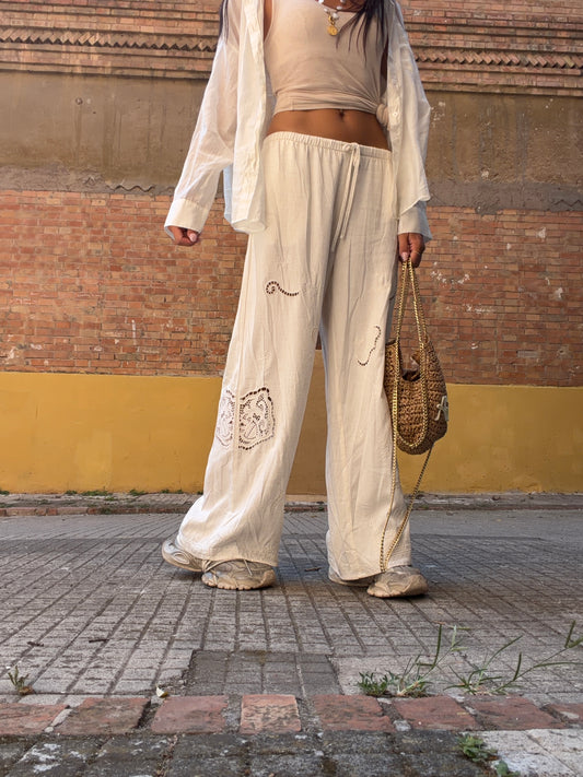 PANTALONE RICAMI