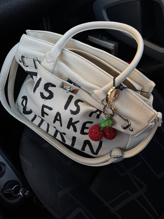 CHERRY KEYCHAIN BAG