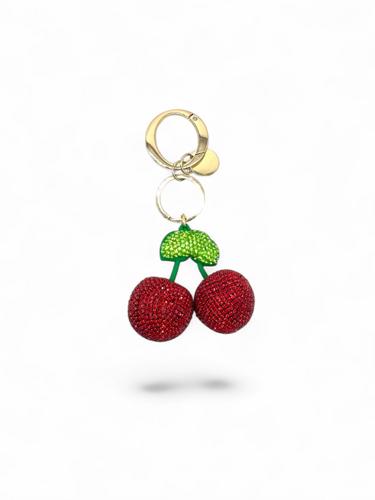CHERRY KEYCHAIN BAG
