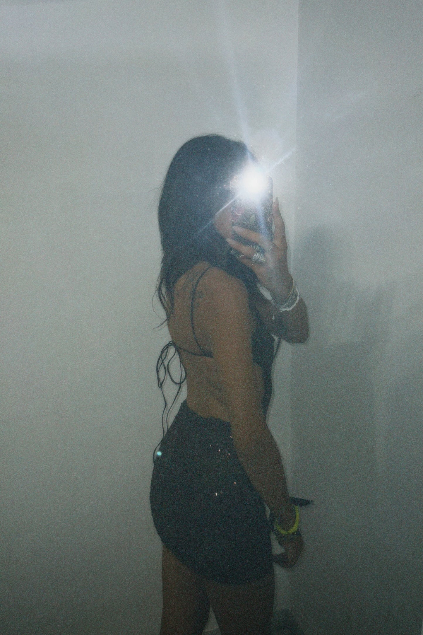 MINI DRESS CIOCCOLATO LUCCICANTE