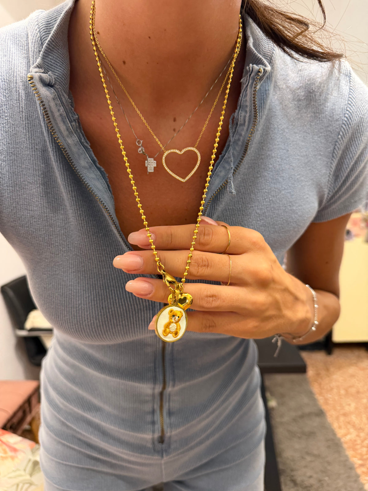 Collana TEDDY RICAMATO