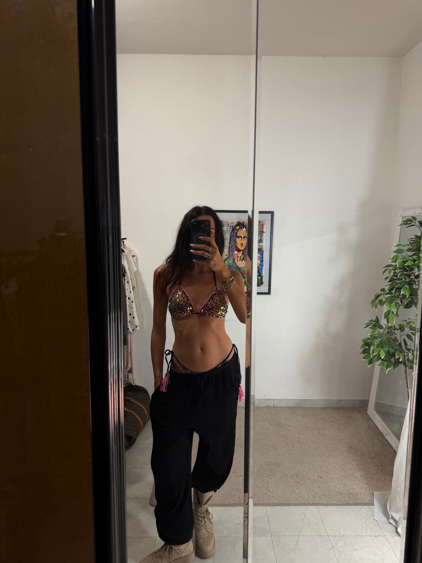 PANTALONE STELLA nero