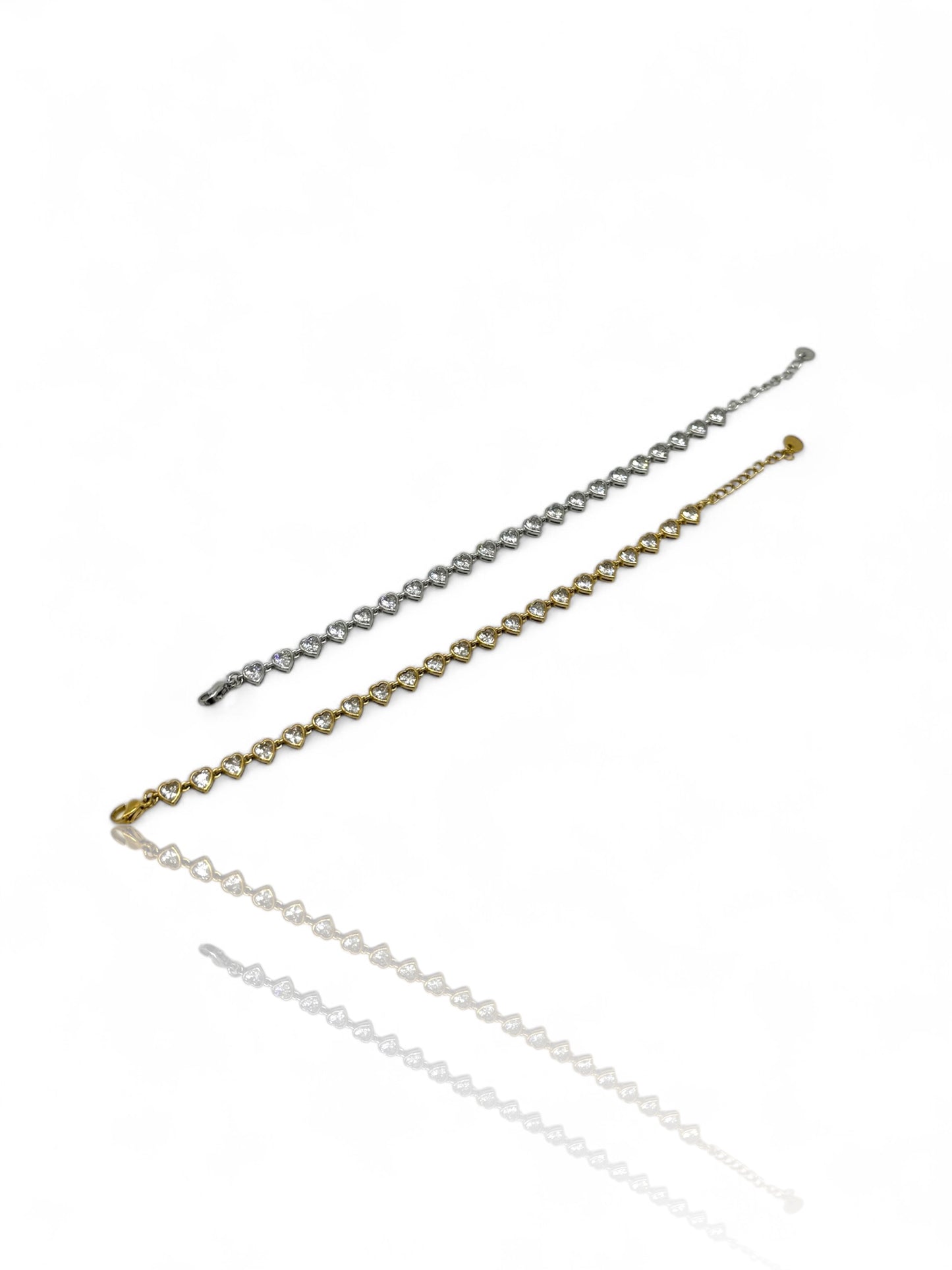 Bracciale TENNIS CUORI