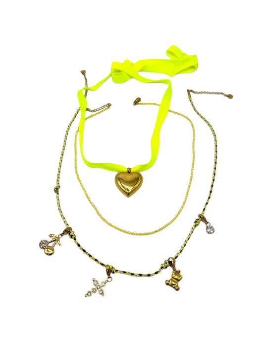 SET GIALLO FLUOO