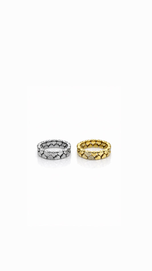 ANELLO ELASTICO CUORI