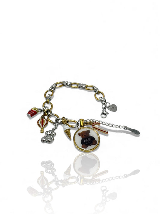 Bracciale “IL FILO CHE UNISCE LA FABBRICA DI BABBO NATALE E LA FABBRICA DI CIOCCOLATO”