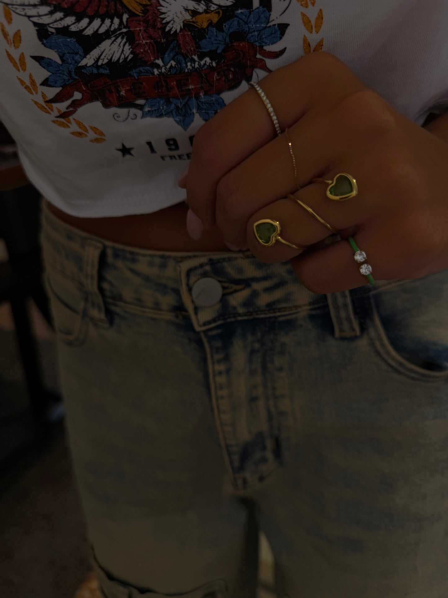 ANELLO VERDE LIME