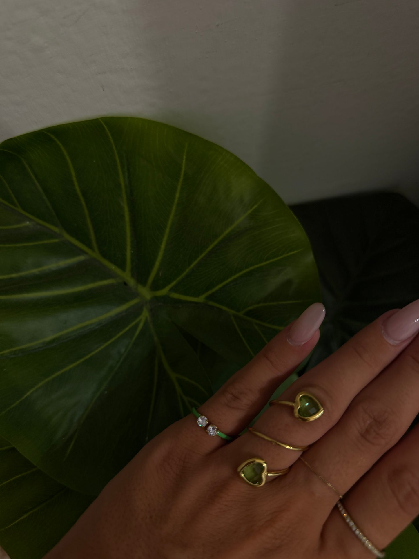 ANELLO VERDE LIME