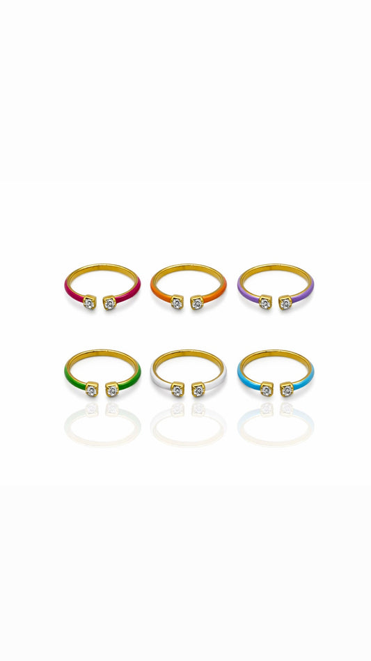 ANELLO COLOR PUNTI LUCE