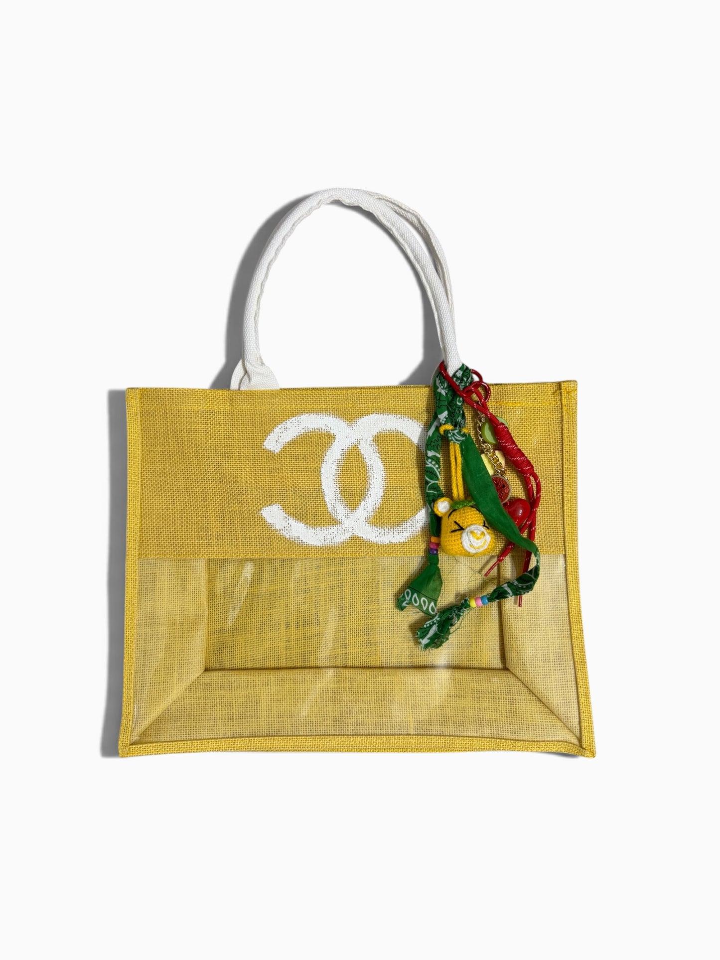 BORSA FAKE IT con ciondoli